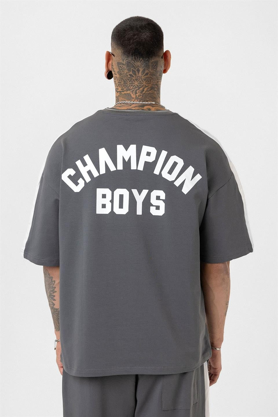 Champion Boys Printed Oversized Sweatsuit Set