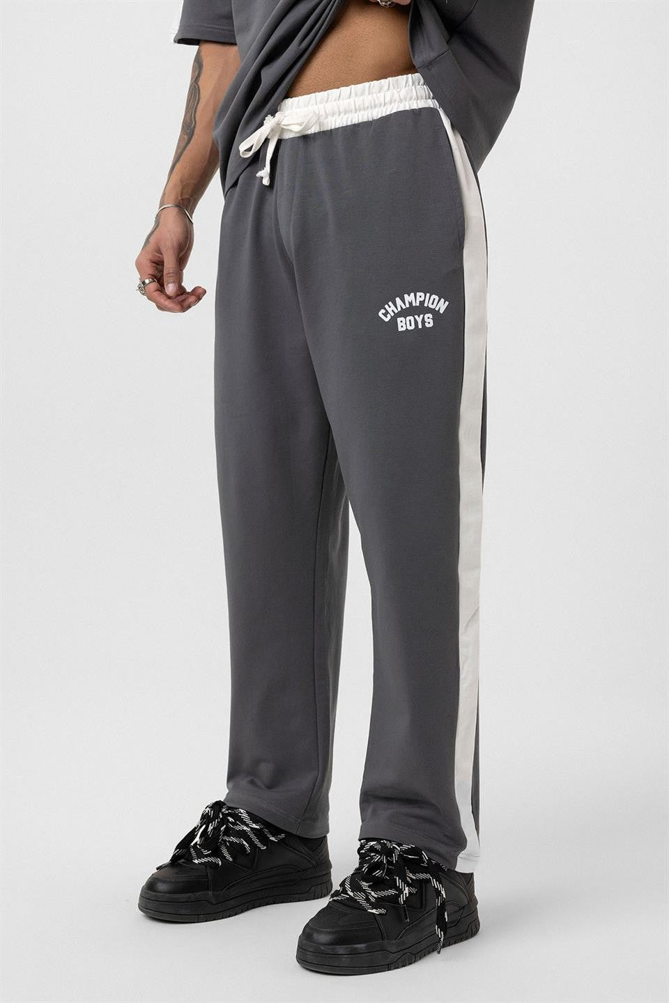 Champion Boys Printed Oversized Sweatsuit Set