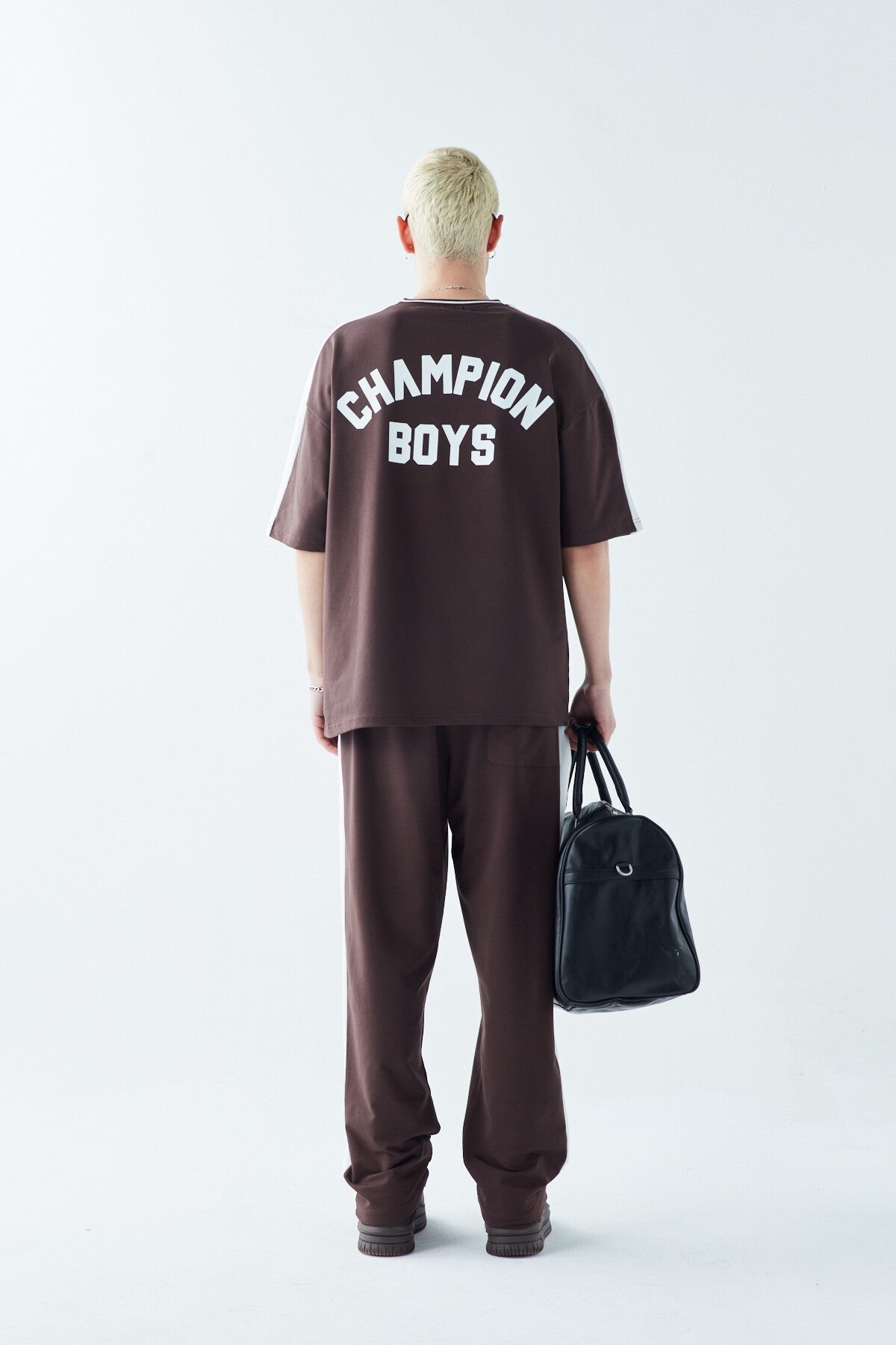 Champion Boys Printed Oversized Sweatsuit Set