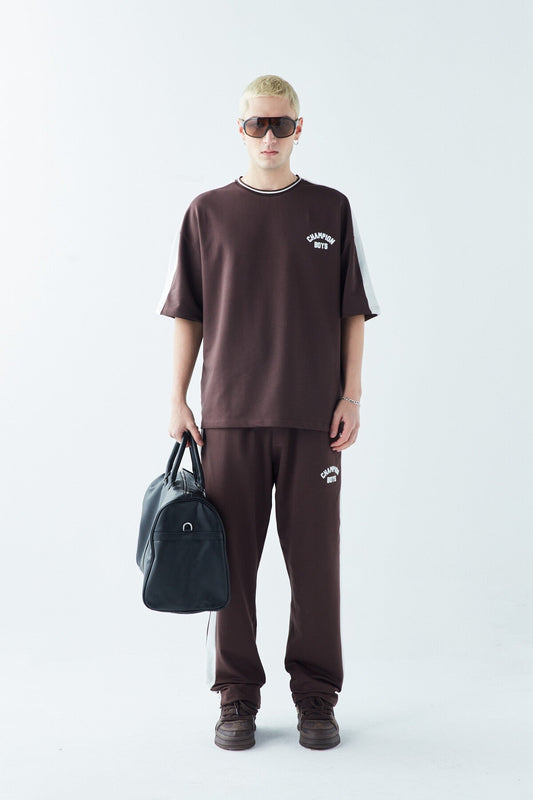 Champion Boys Printed Oversized Sweatsuit Set
