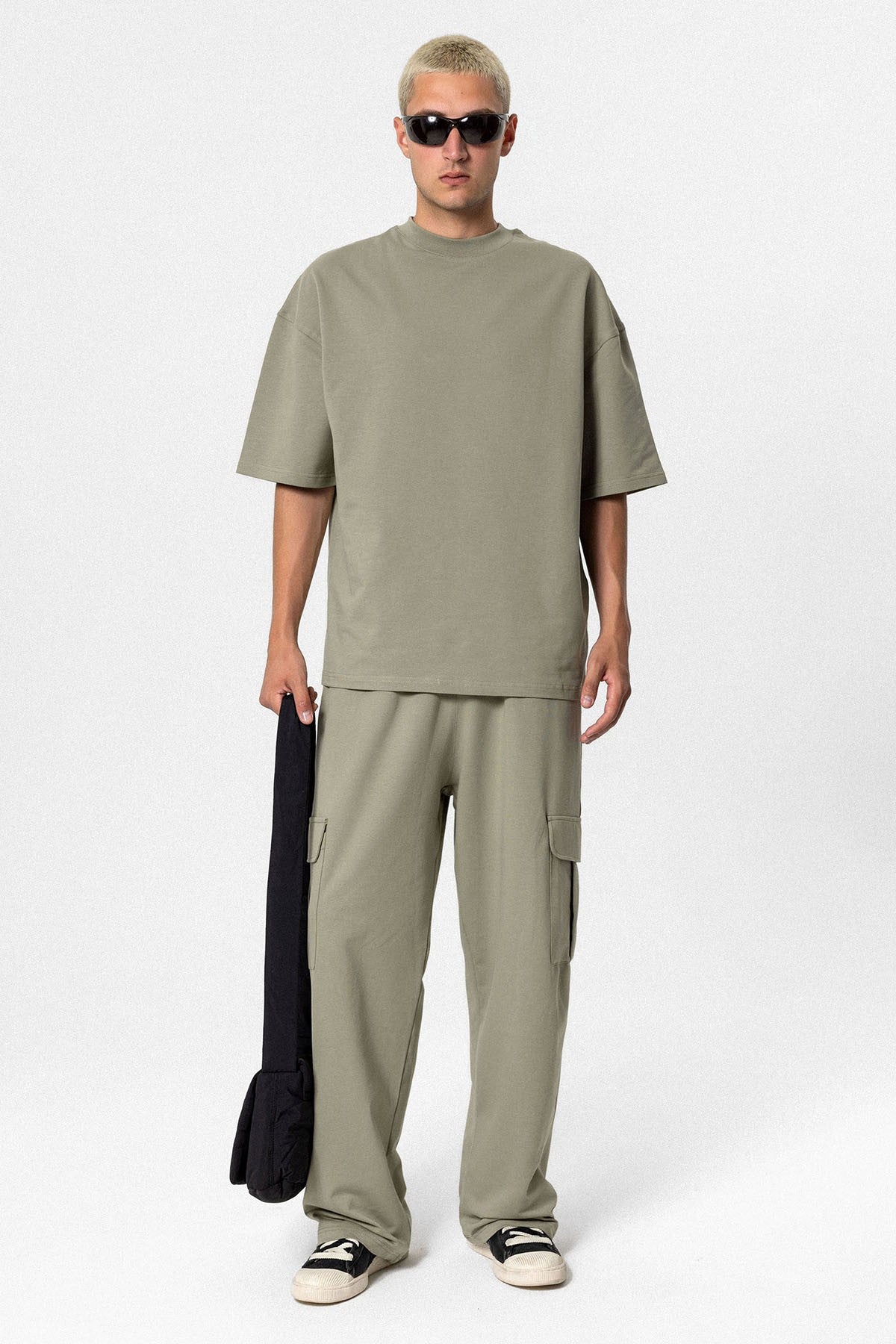 Oversized Sweatsuit Set with Pockets