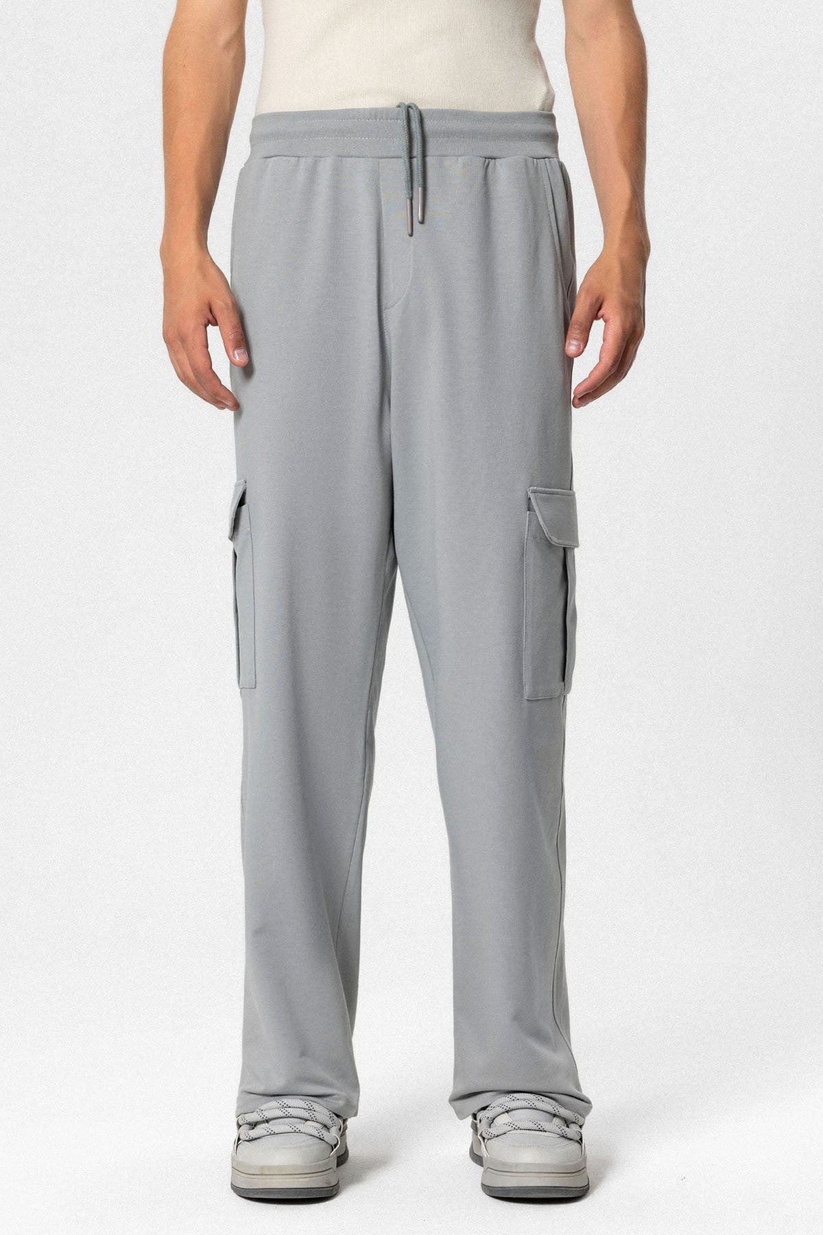 Oversized Sweatsuit Set with Pockets