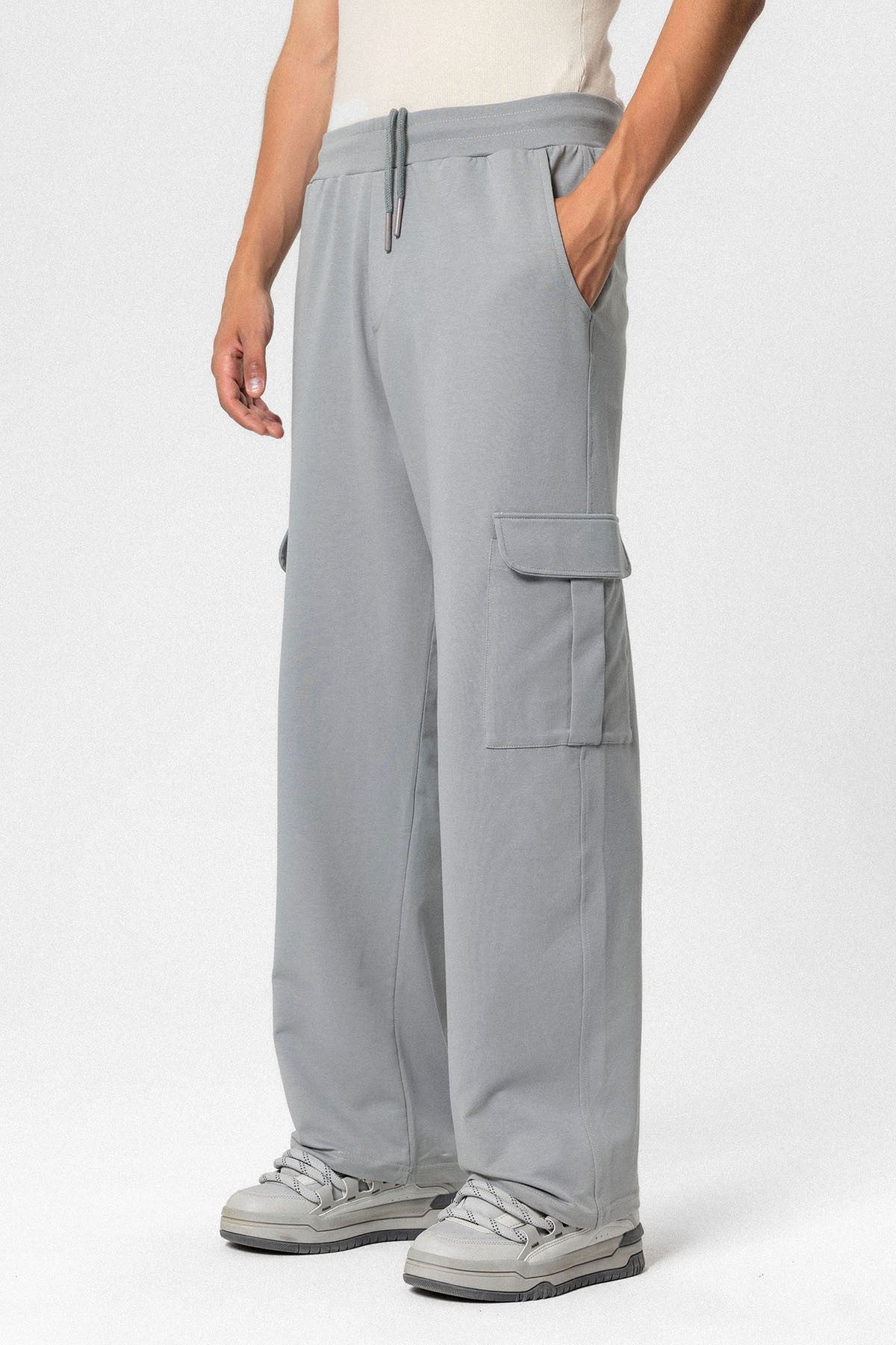 Oversized Sweatsuit Set with Pockets