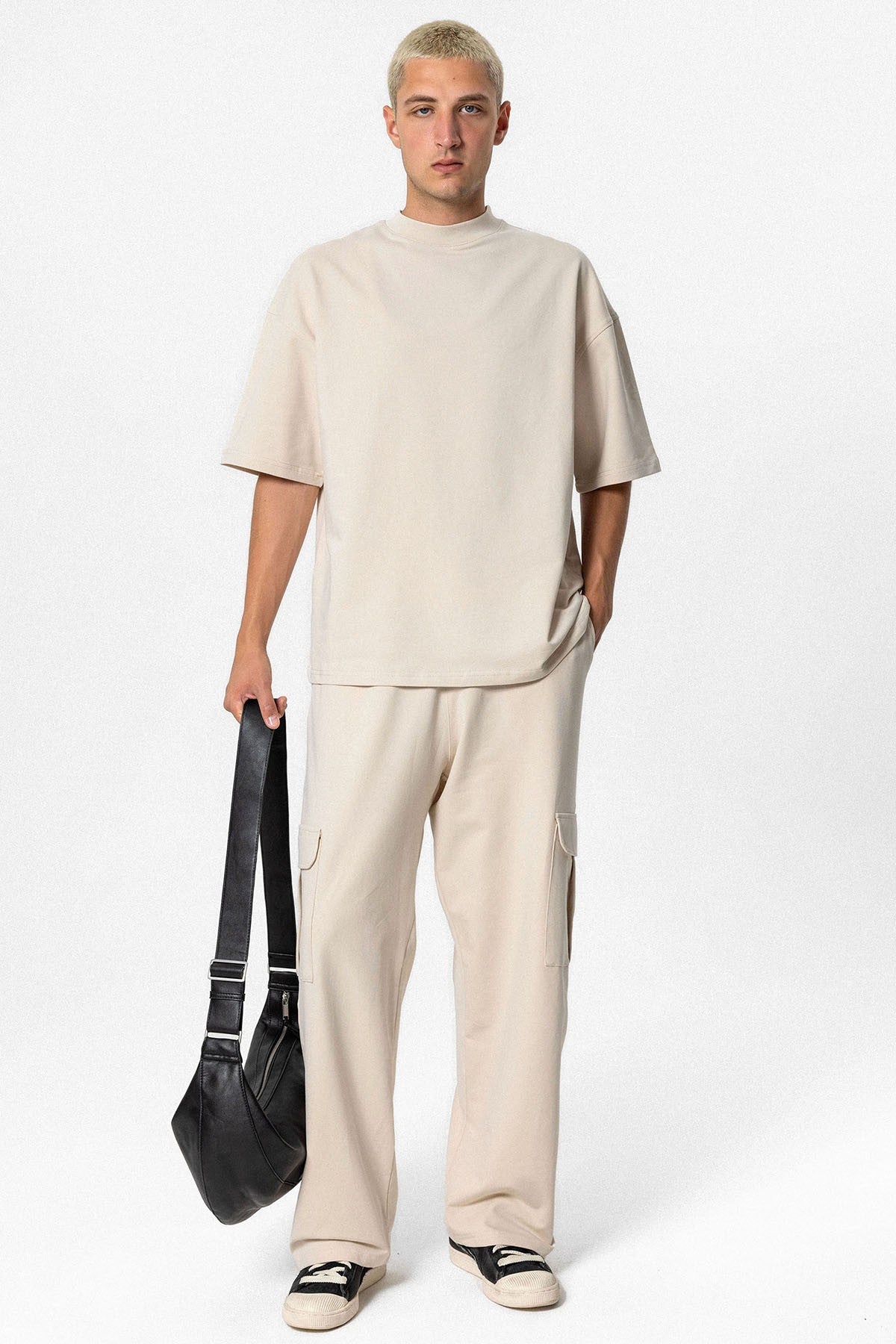 Oversized Sweatsuit Set with Pockets