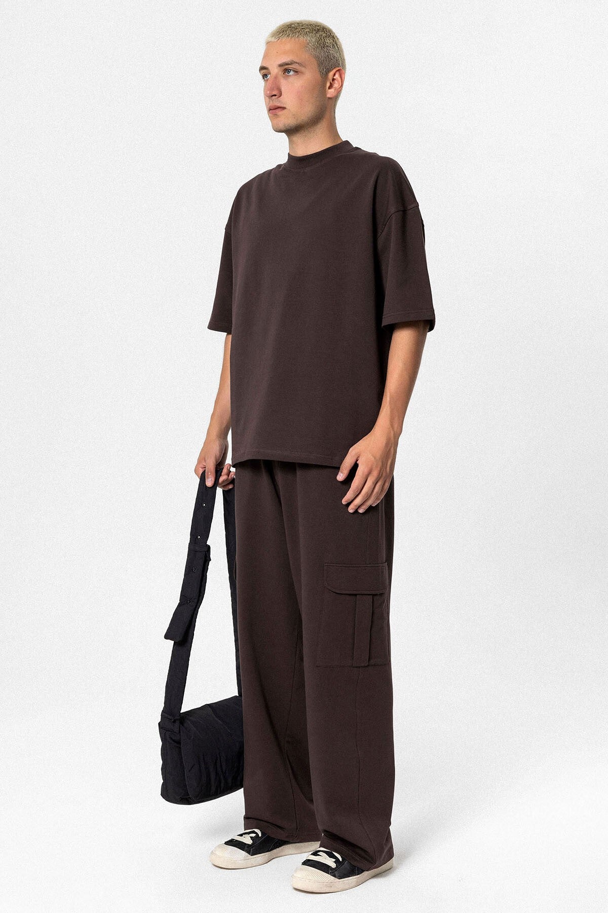 Oversized Sweatsuit Set with Pockets