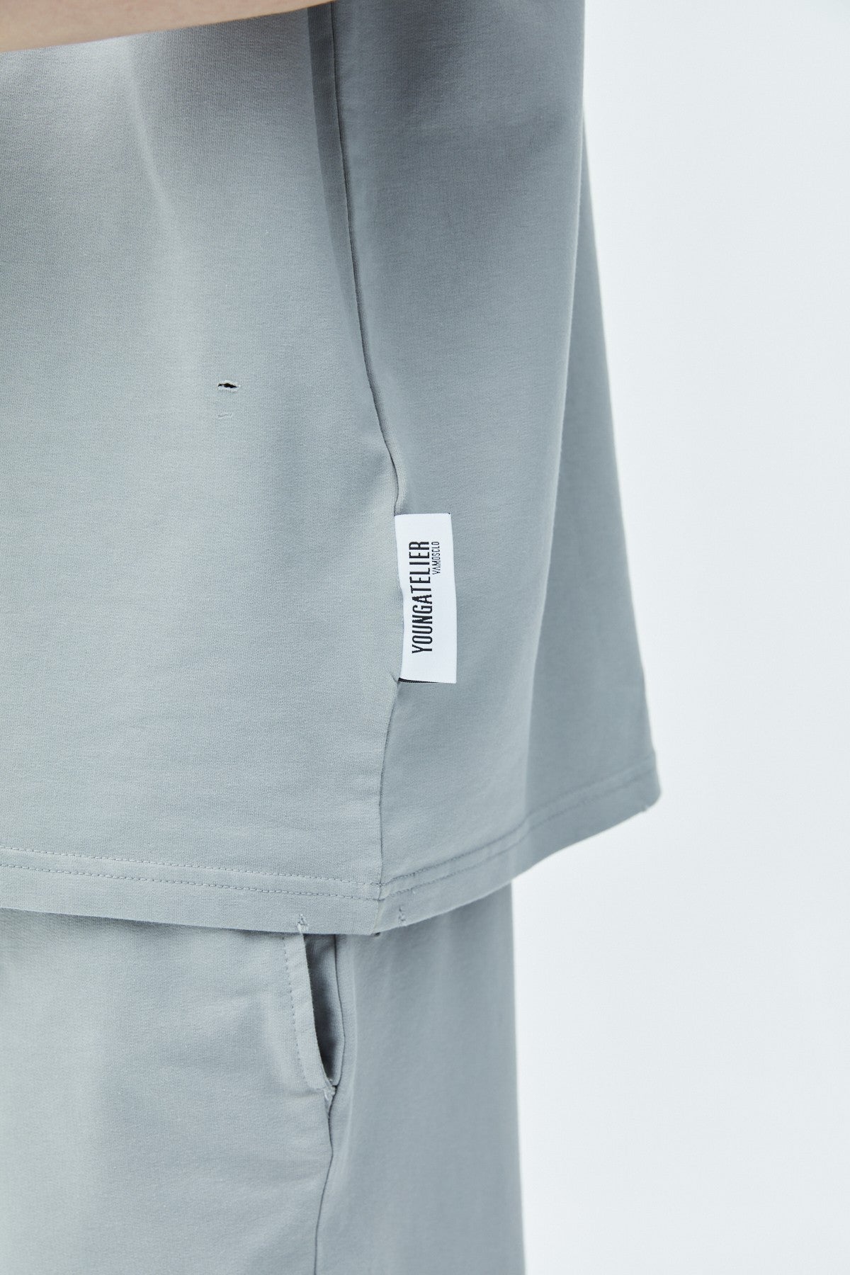 Oversized Sweatsuit Set with Cutout Details