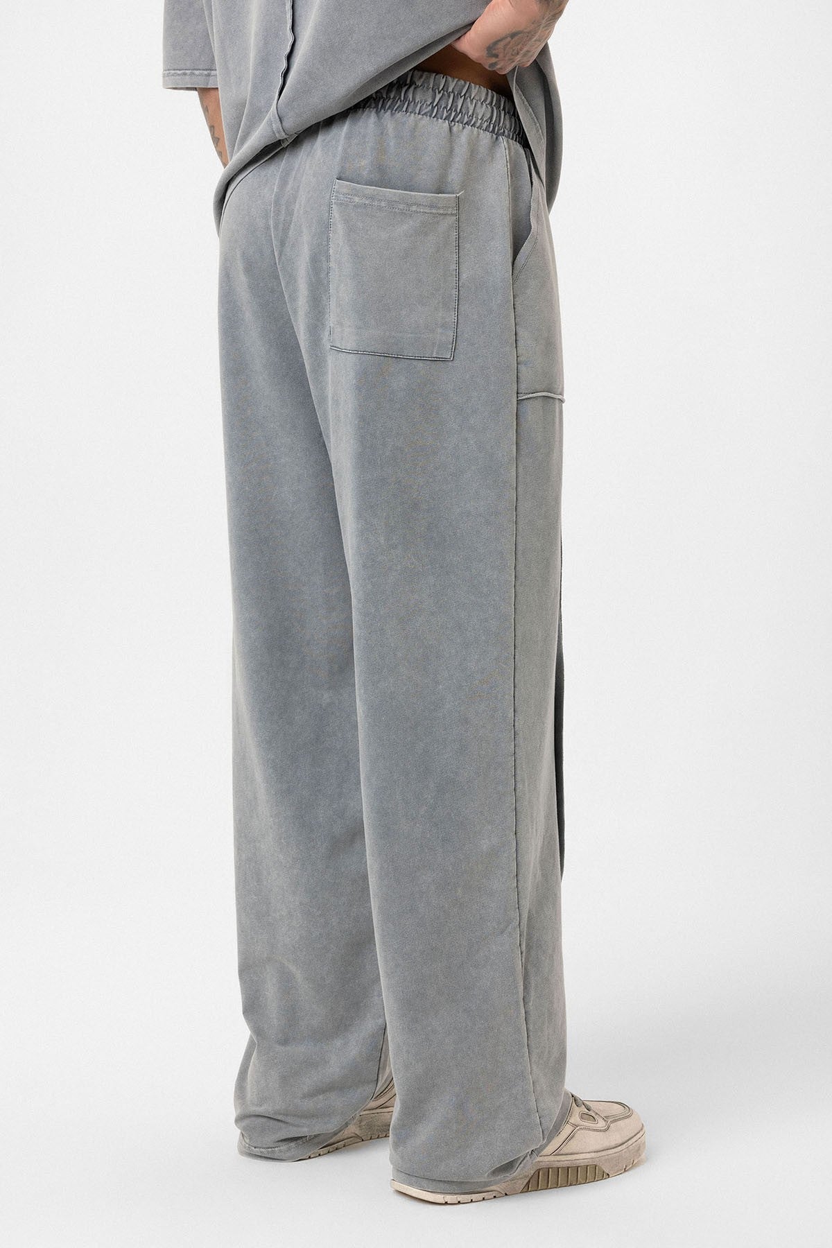 Oversized Printed Sweatsuit Set (Machine Washable)