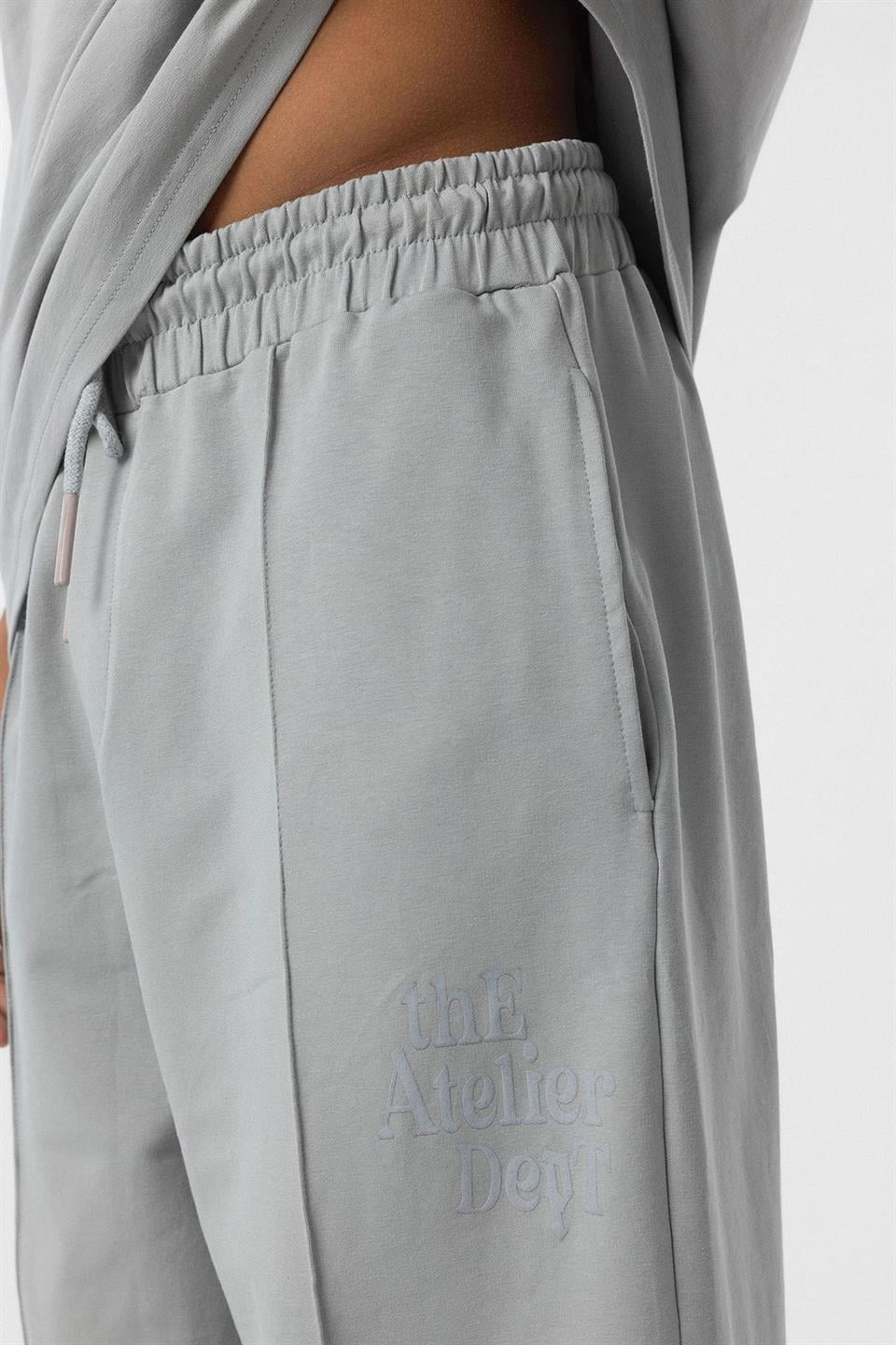 Oversized Printed Sweatsuit Set
