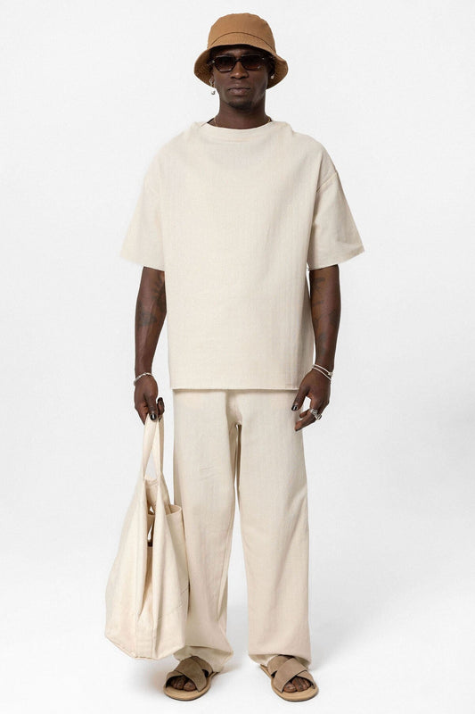Basic Oversized Linen Set