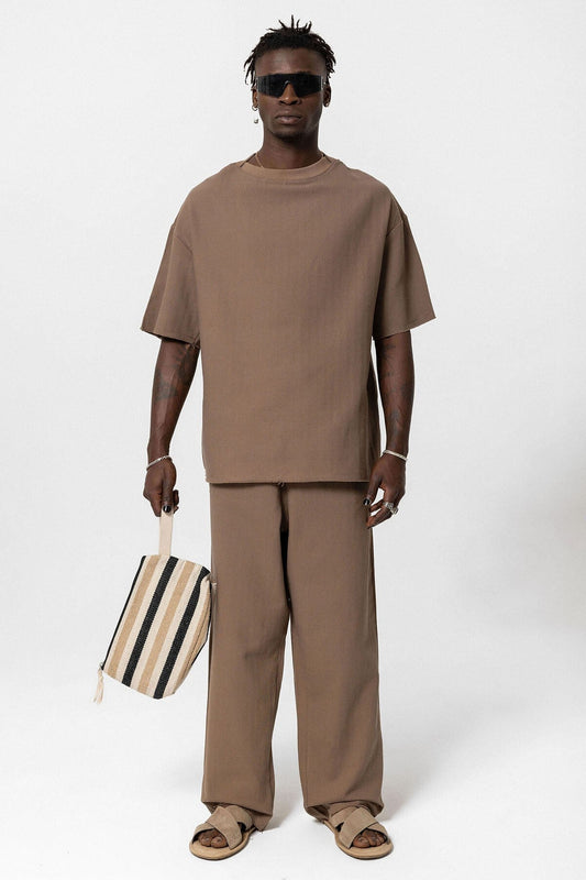 Basic Oversized Linen Set