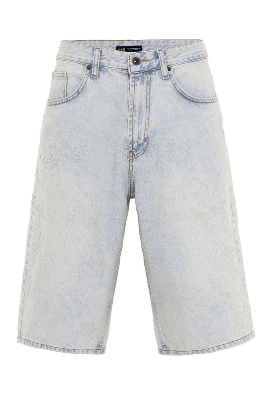 Oversized Denim Bermuda Shorts 40-641
