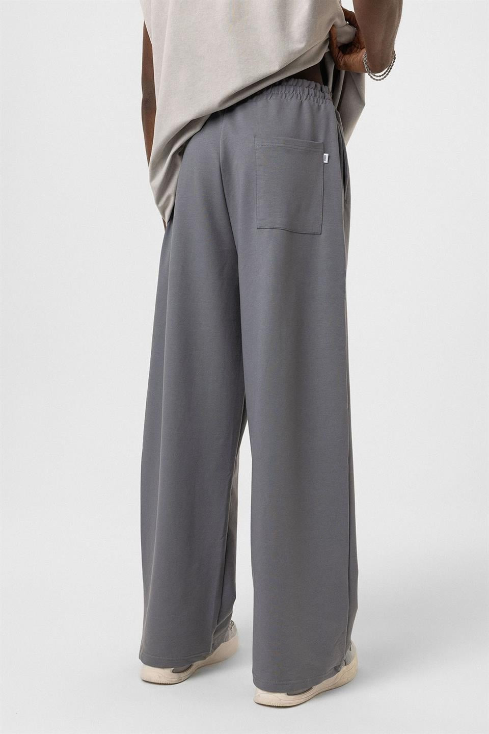 Oversized Sweatpants with Stitching Details