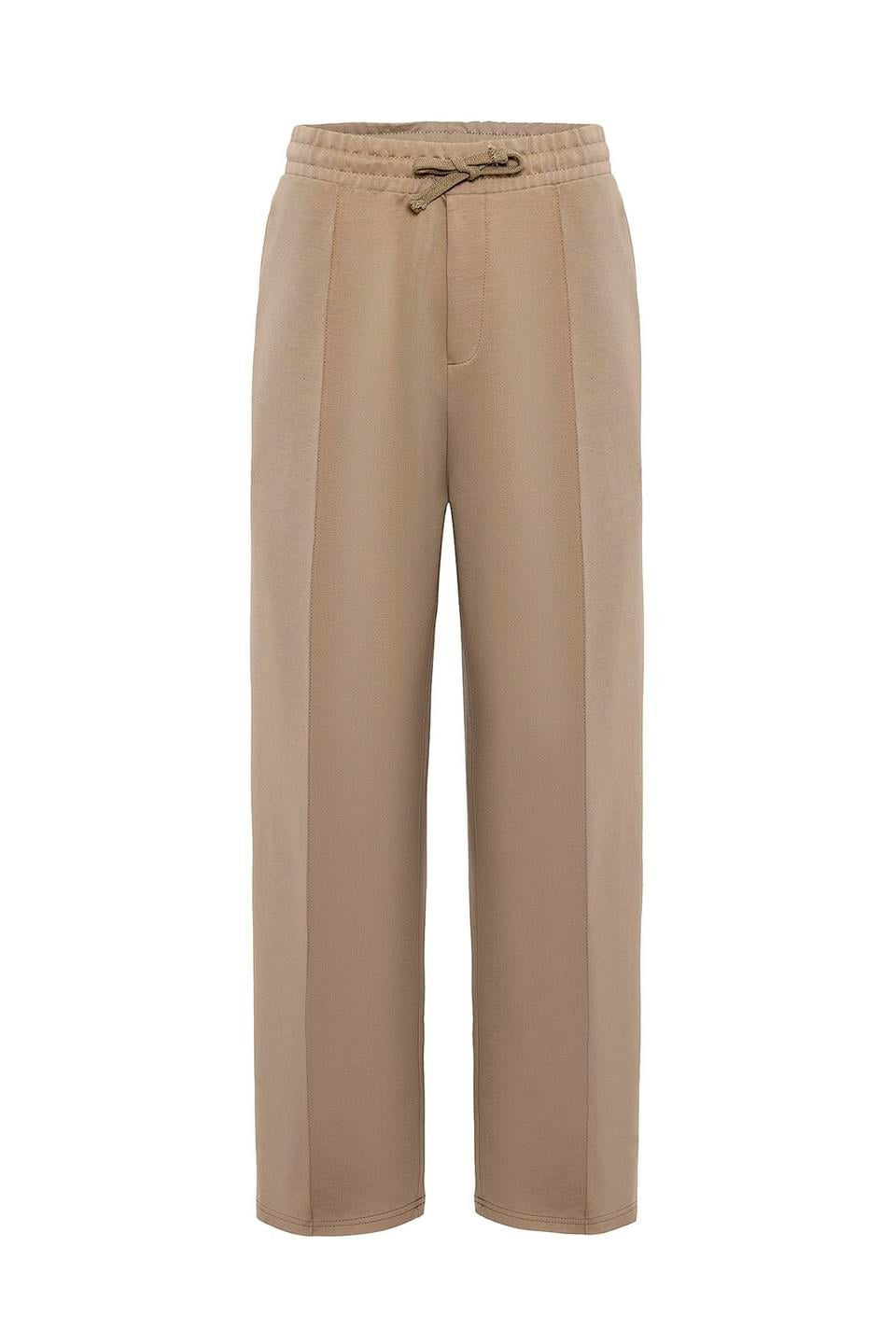 Oversized Sweatpants with Stitching Details