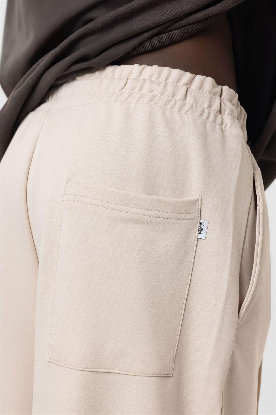 Oversized Sweatpants with Stitching Details