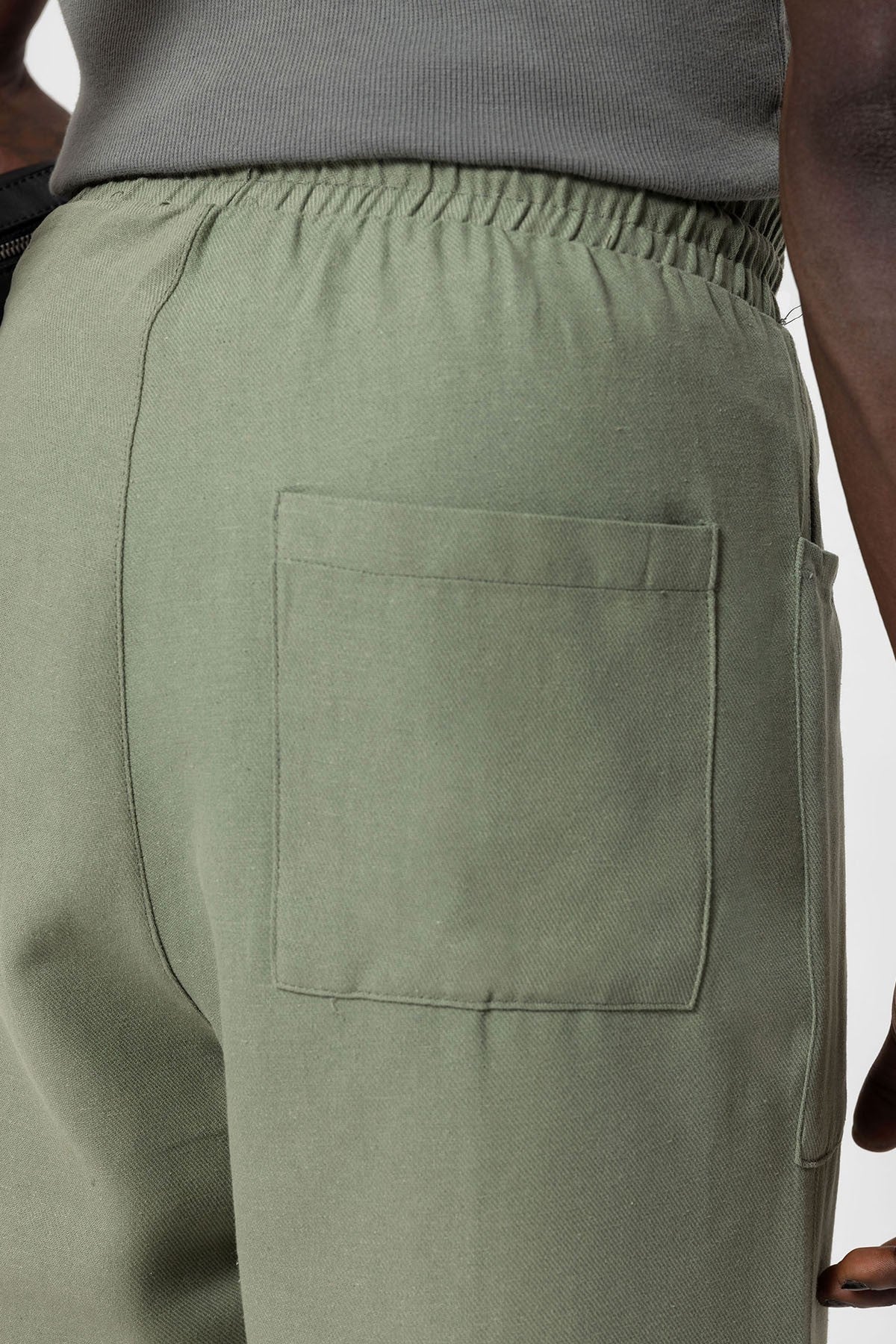 Baggy Linen Pants with Side Pockets