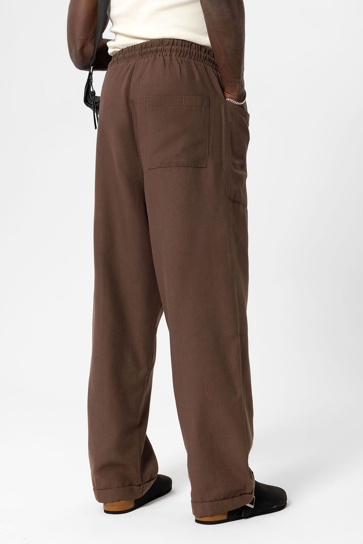 Baggy Linen Pants with Side Pockets