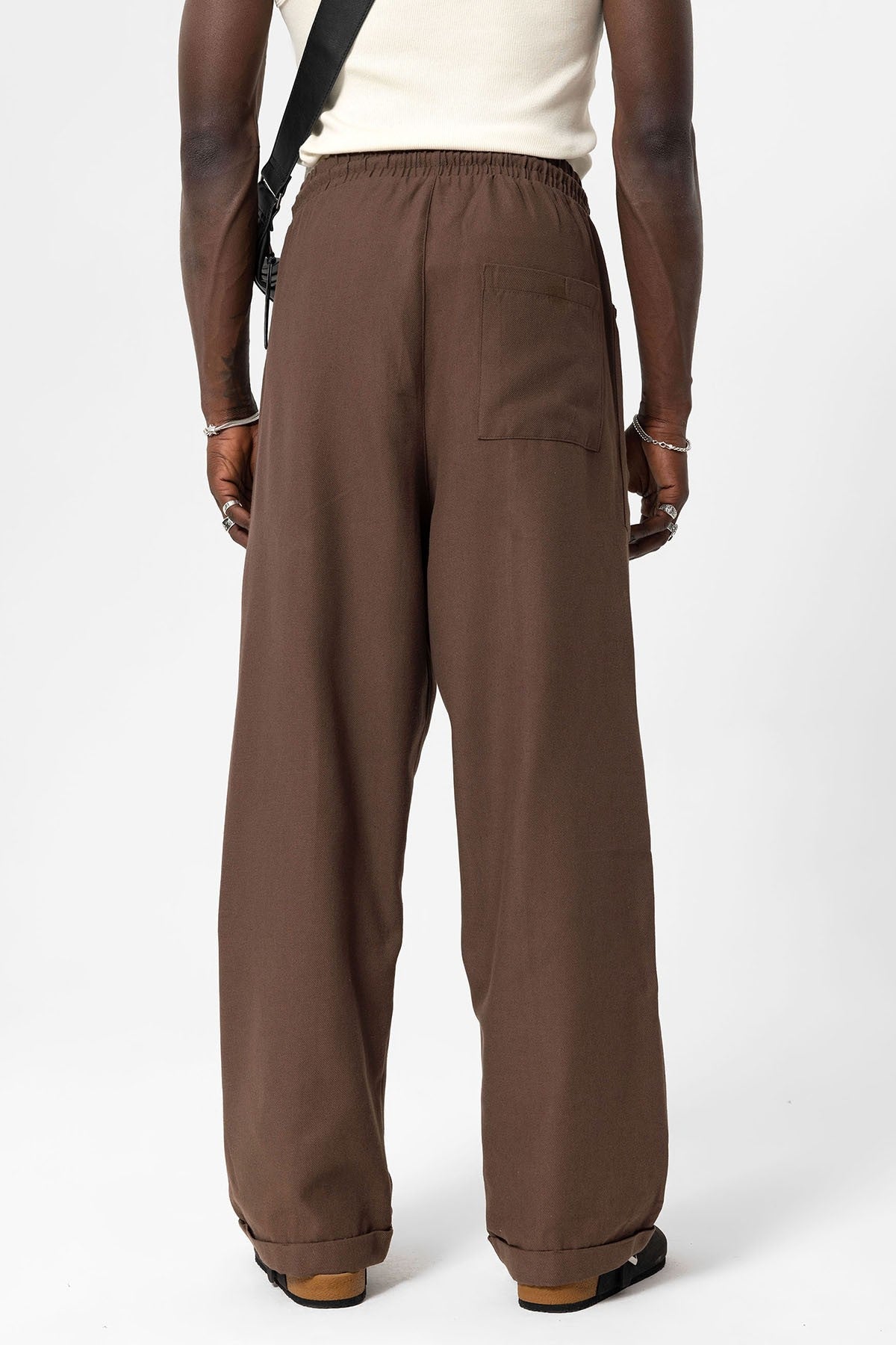 Baggy Linen Pants with Side Pockets