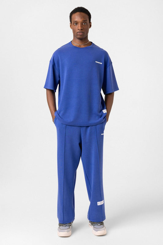 Label: Detailed Oversized Modal Fabric Sweatsuit Set