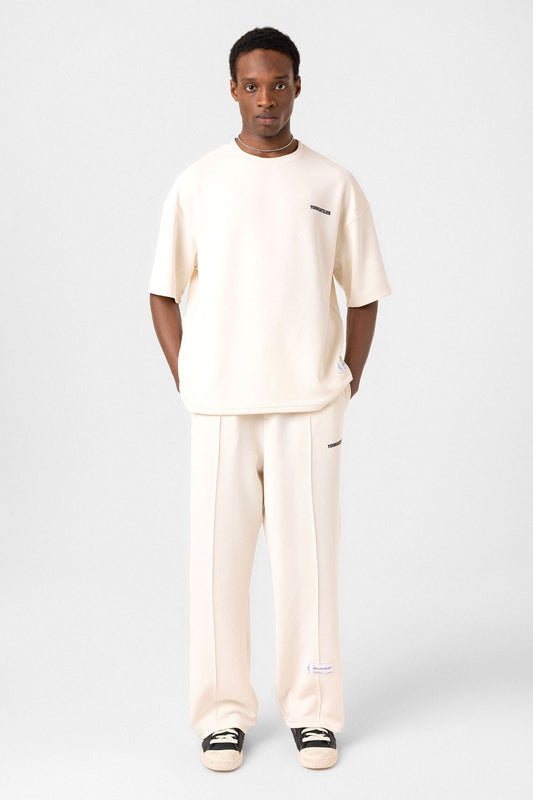 Label: Detailed Oversized Modal Fabric Sweatsuit Set