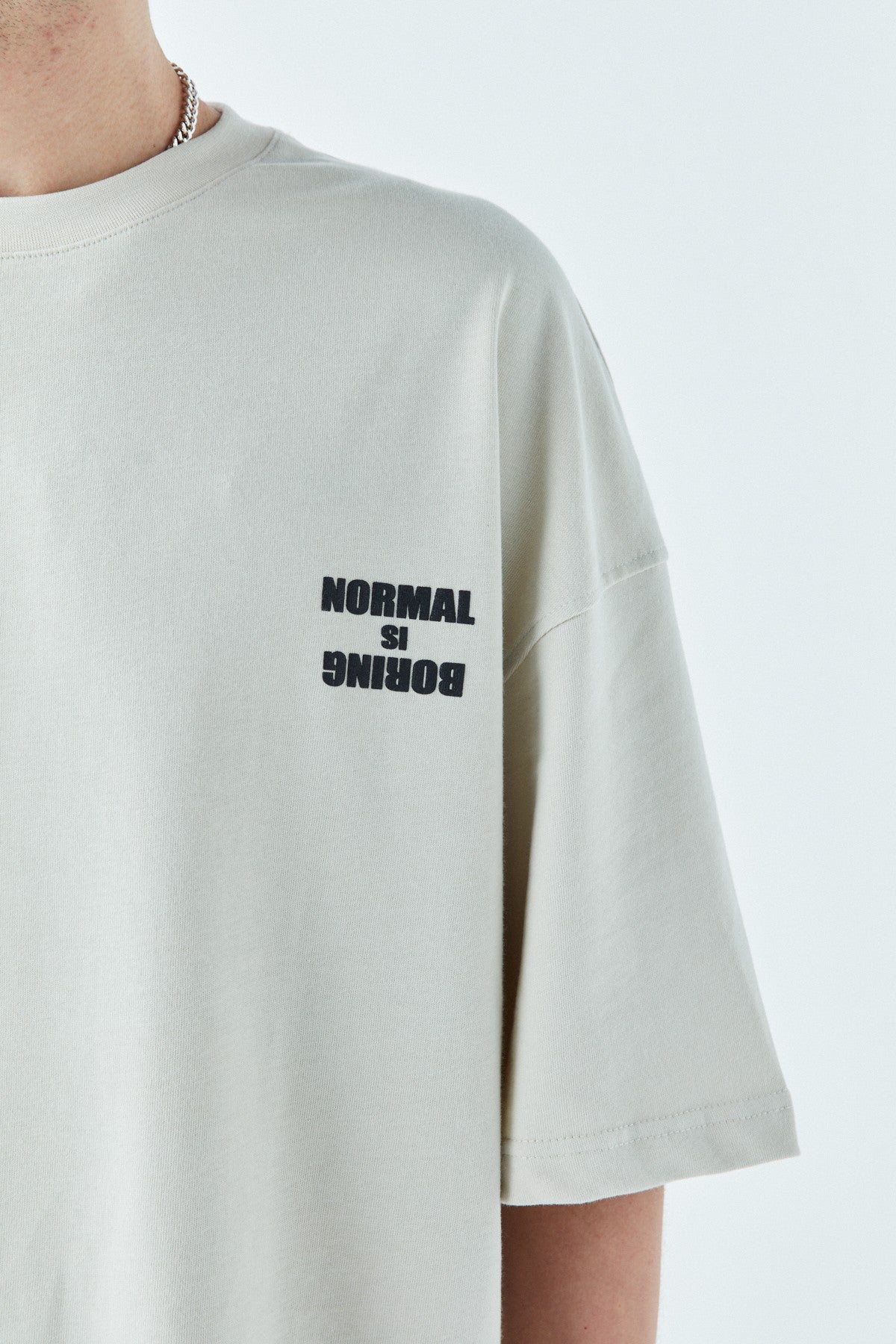Oversized T-Shirt with Back Print