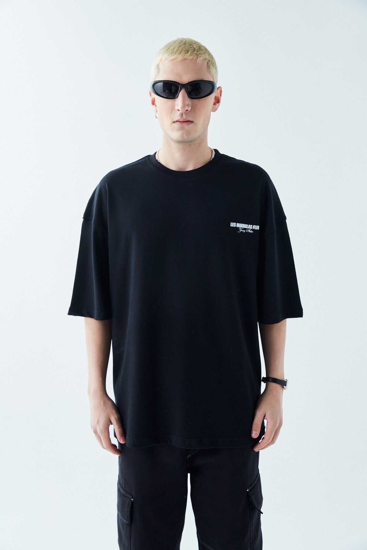 Les Mandalas Back-Printed Oversized T-Shirt