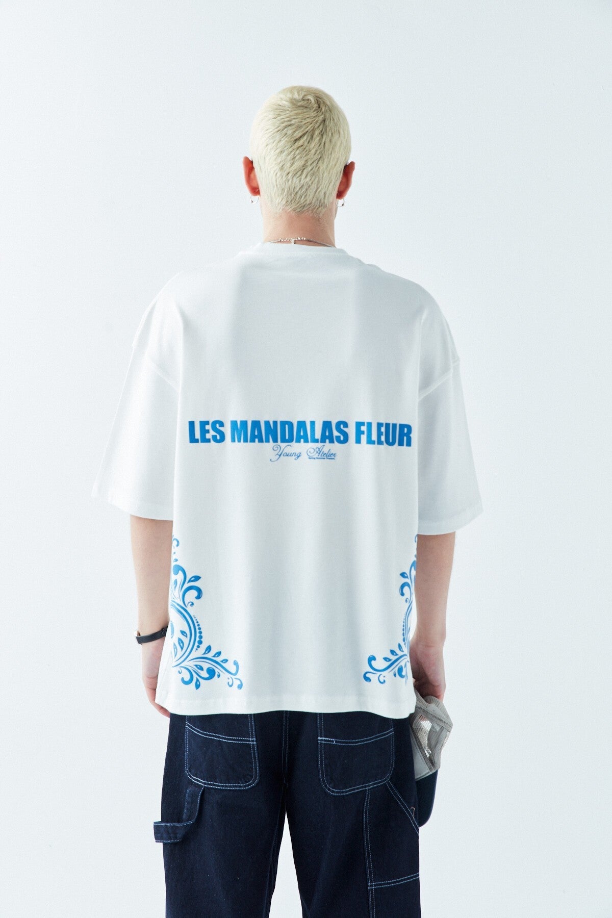 Les Mandalas Back-Printed Oversized T-Shirt