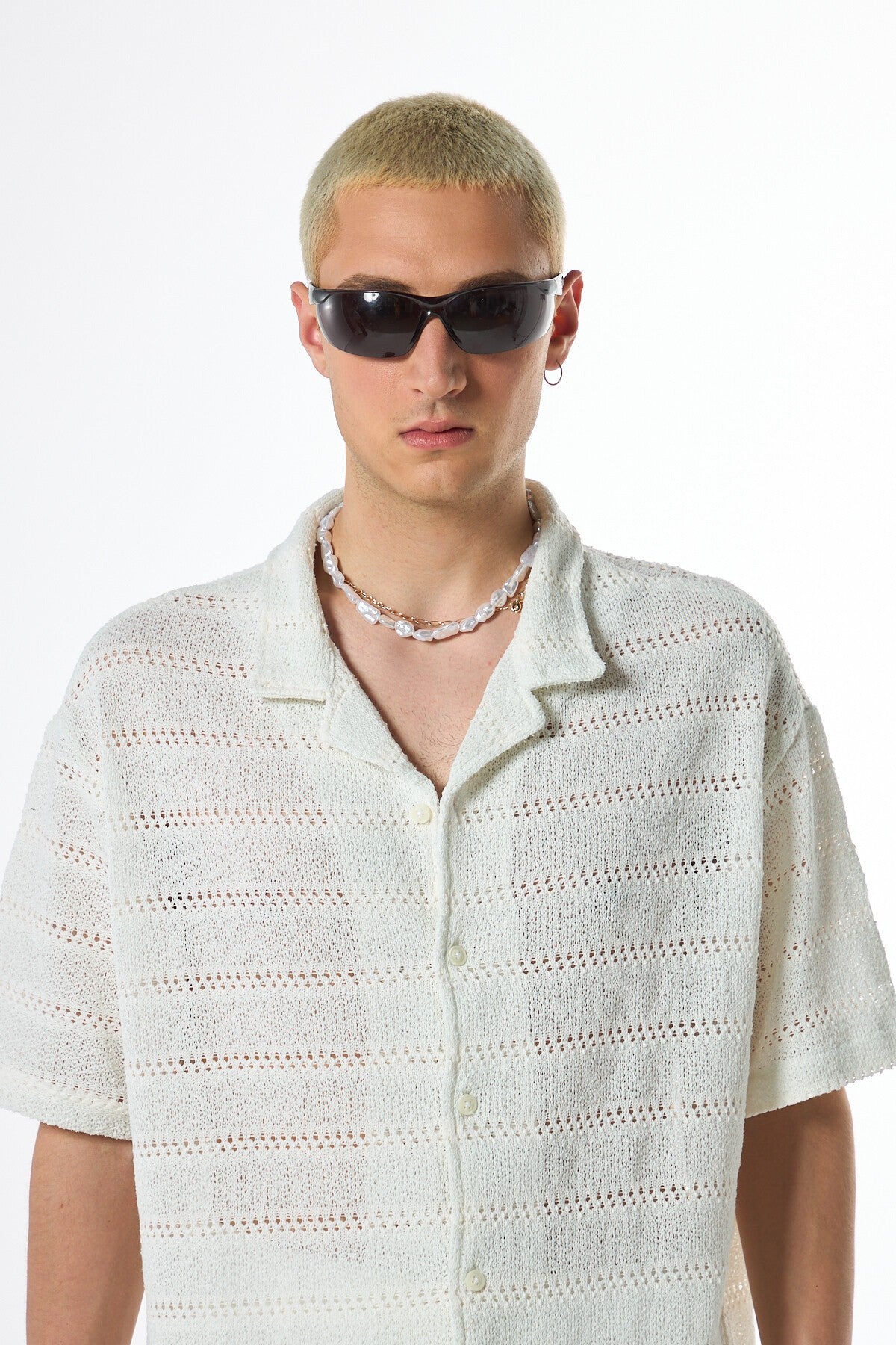 Oversized Knit T-Shirt