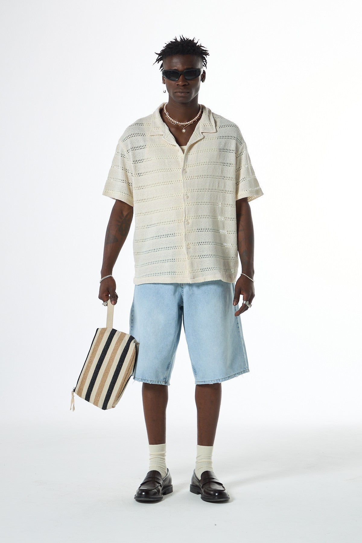 Oversized Knit T-Shirt