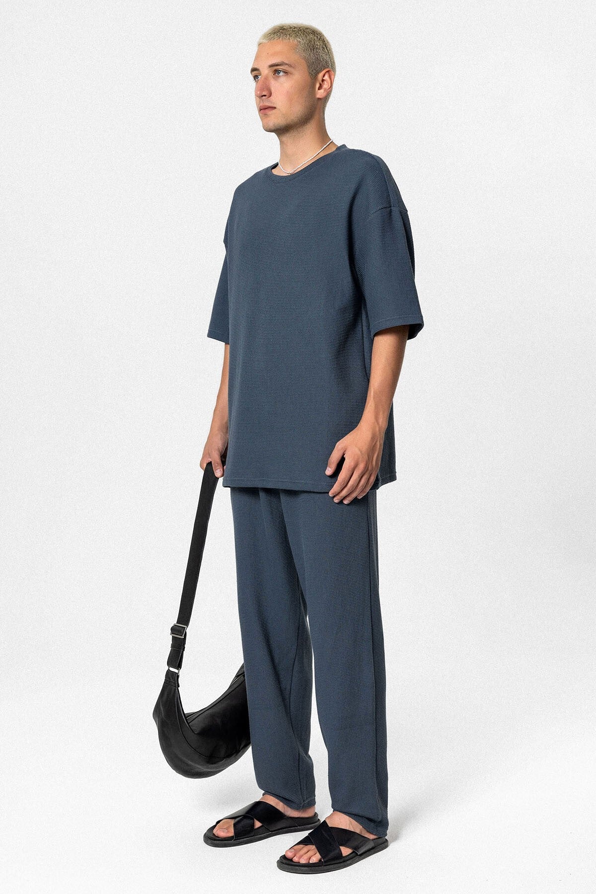 Oversized Basic Knit Sweatsuit Set