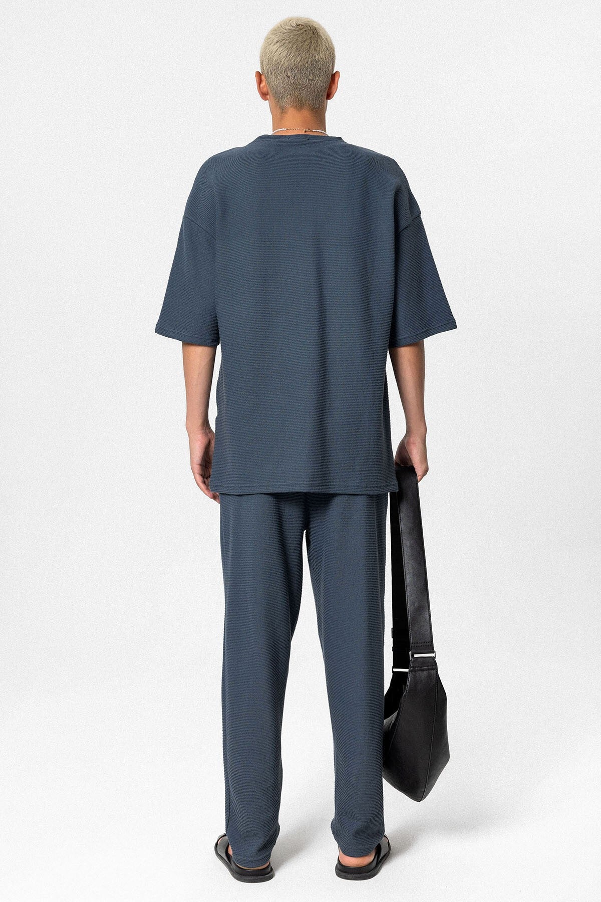 Oversized Basic Knit Sweatsuit Set