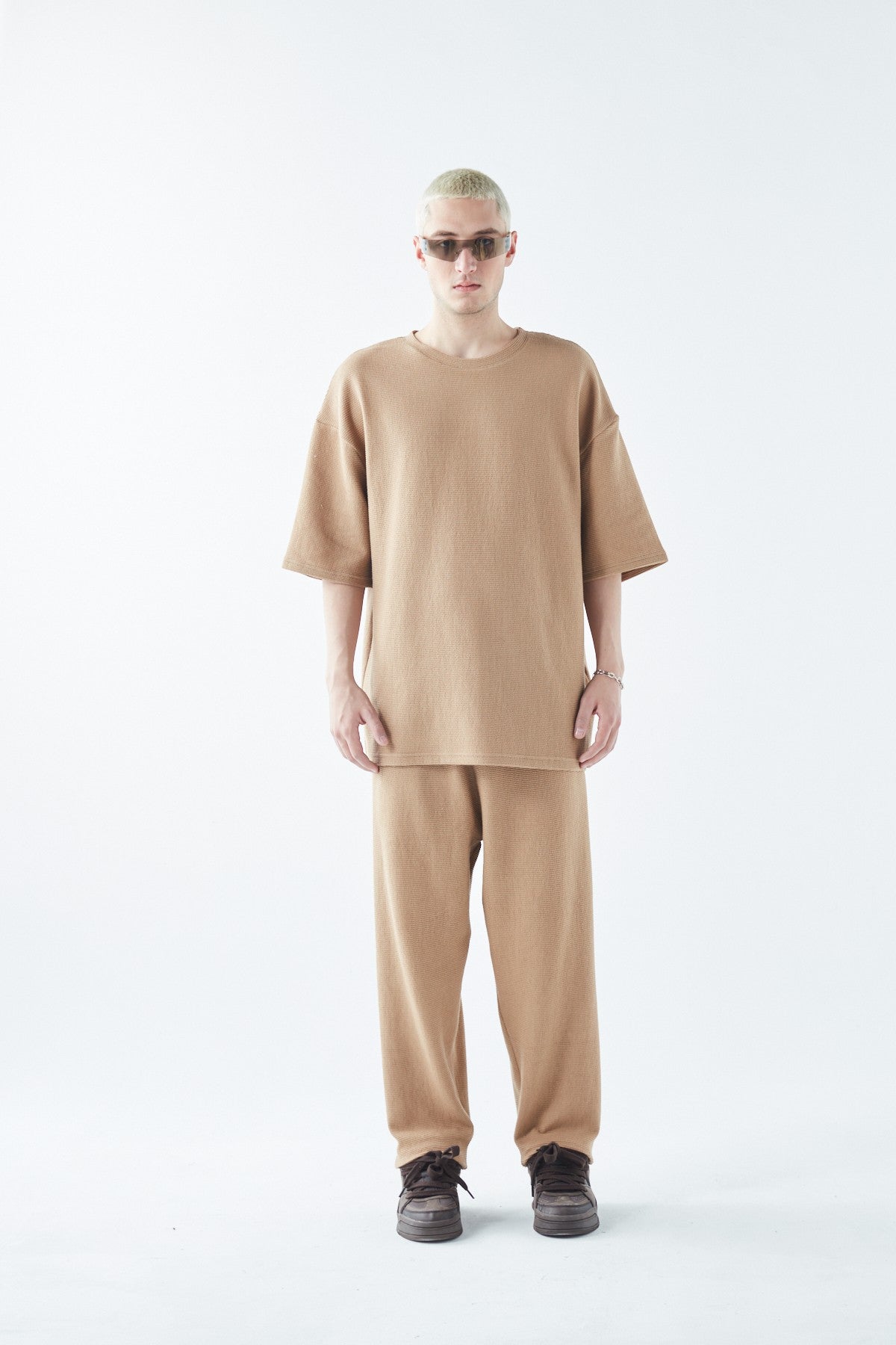 Oversized Basic Knit Sweatsuit Set