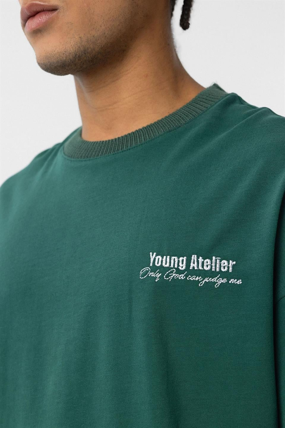 Oversized T-Shirt with Embroidery