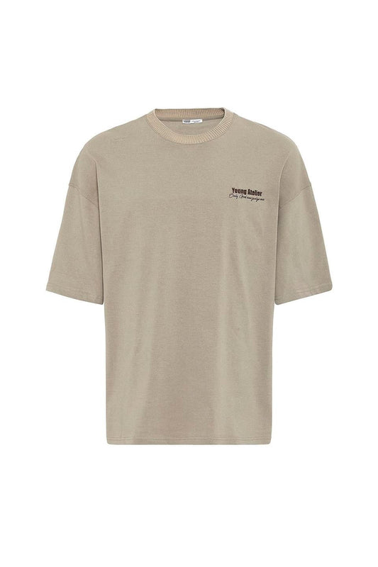 Oversized T-Shirt with Embroidery