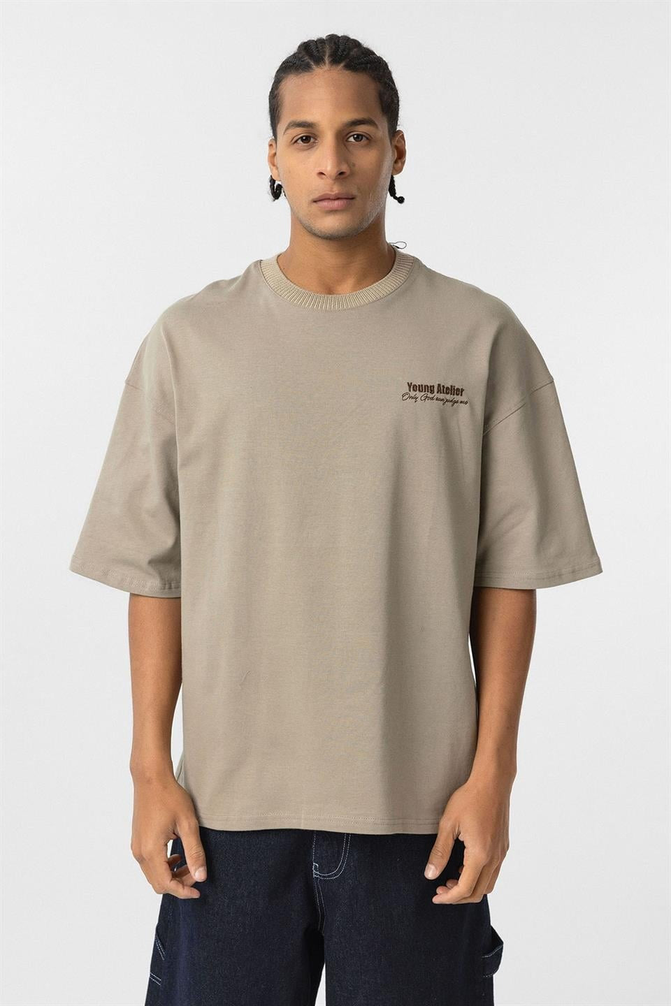 Oversized T-Shirt with Embroidery