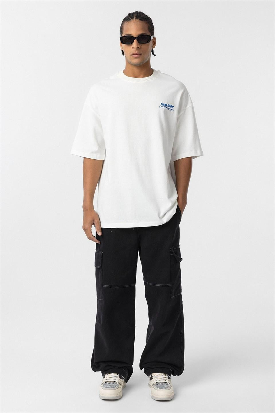 Oversized T-Shirt with Embroidery