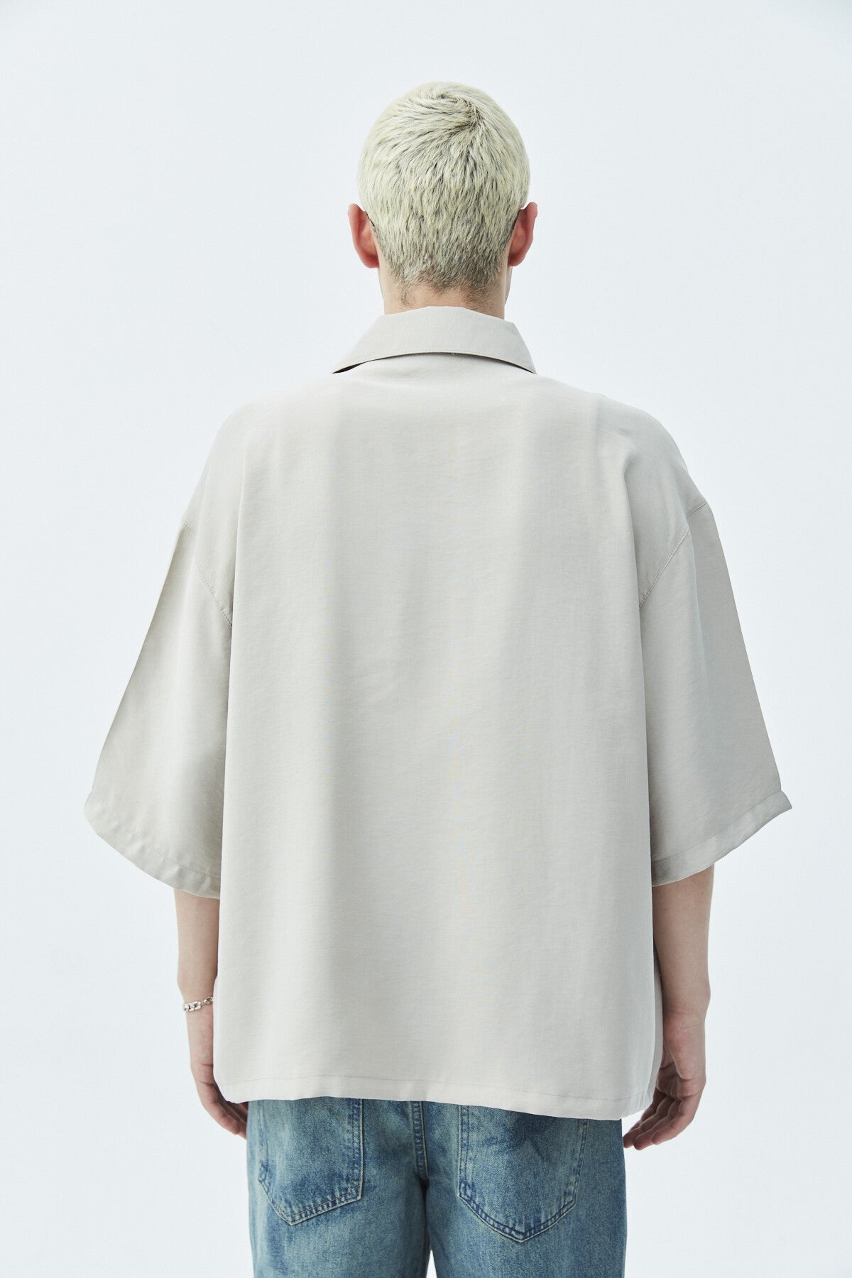Oversized Crop Shirt