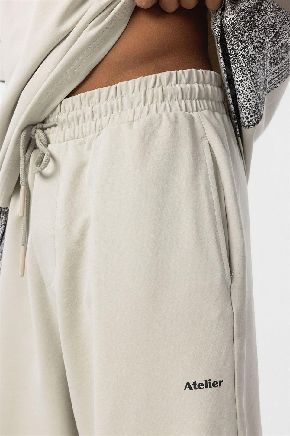 Oversized Sweatsuit Set with Ethnic Patterns