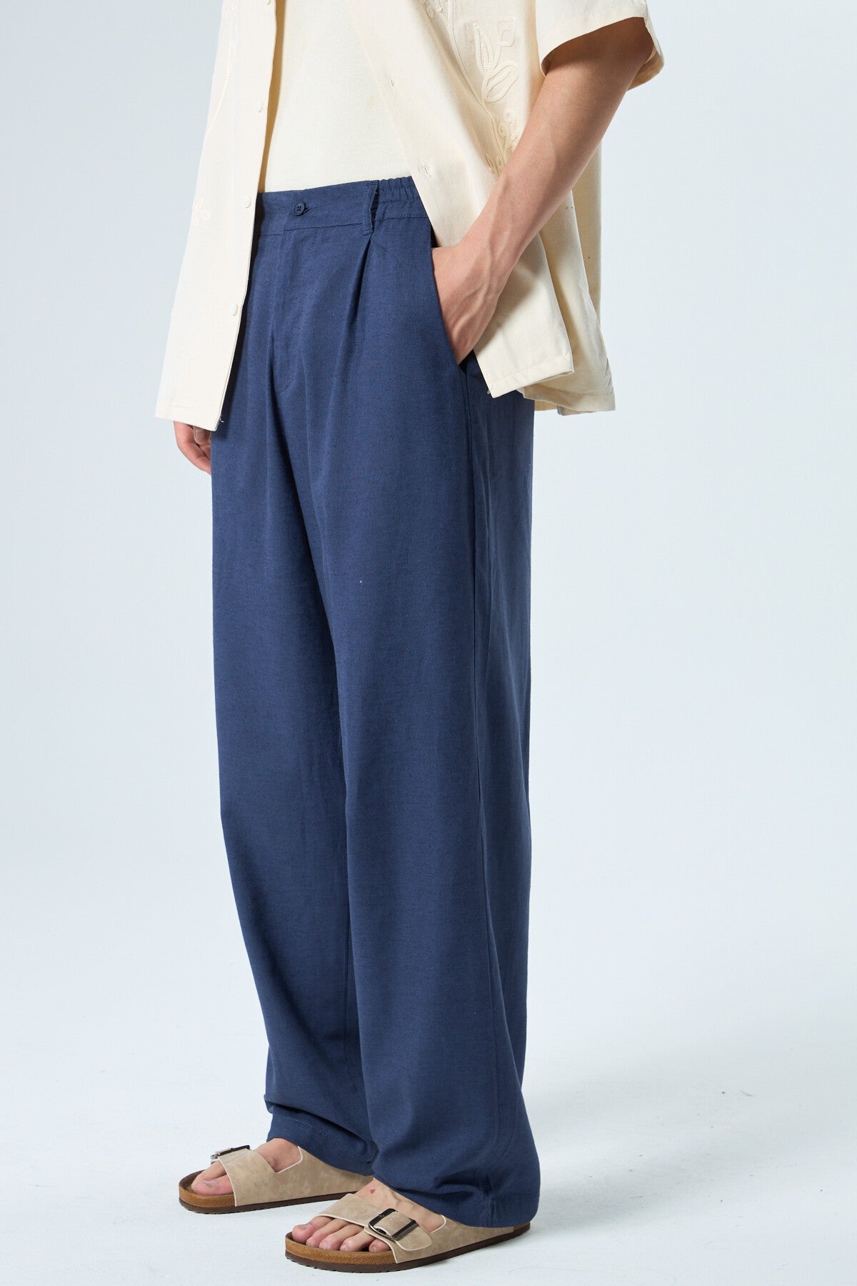 100% Linen Baggy Pants