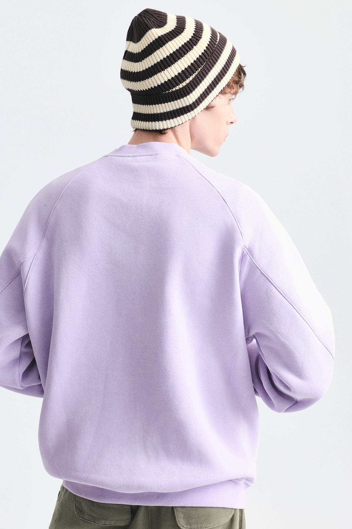 Oversized Printed Crew-Neck Sweatshirt