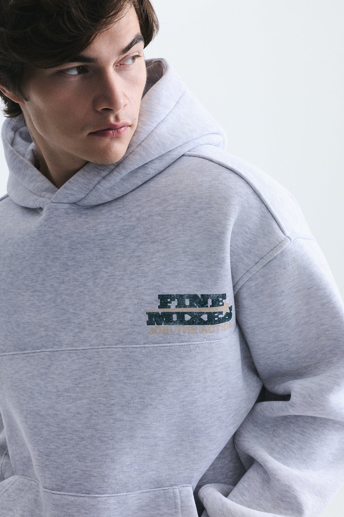 Oversized Washable Hooded Sweatshirt