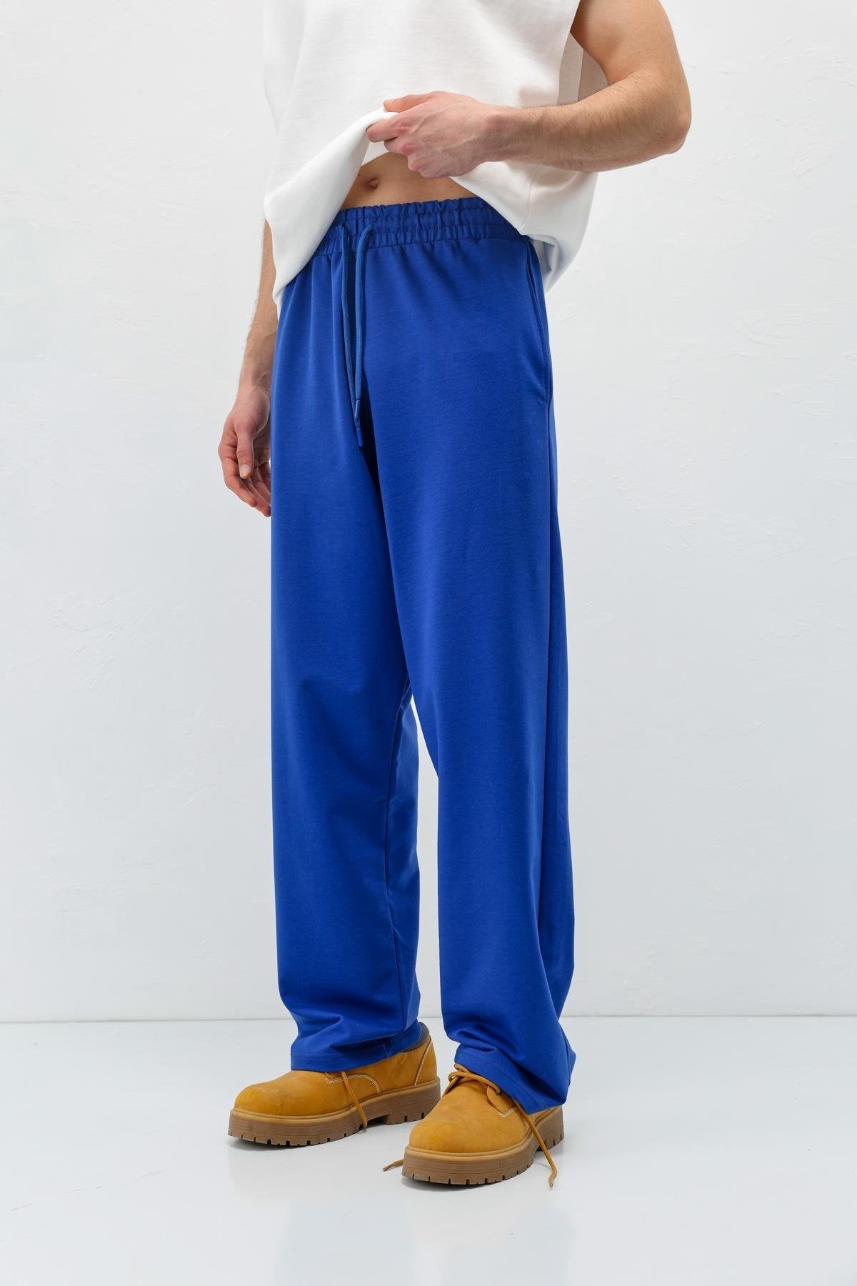 Basic Elastic-Waist Sweatpants