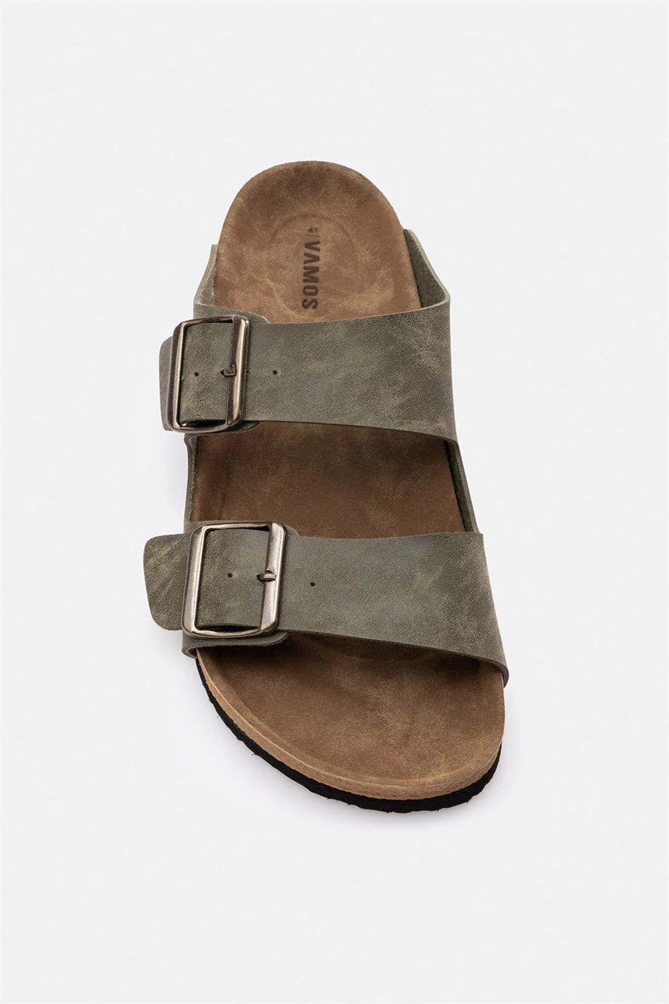 Polyester-Based Synthetic Slippers with Double Buckles