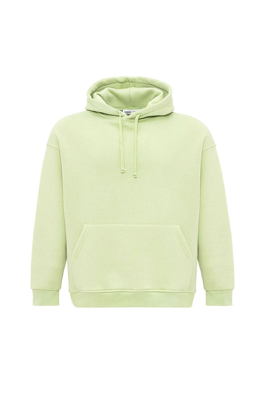 Basic Oversized Hooded Sweatshirt with Pockets
