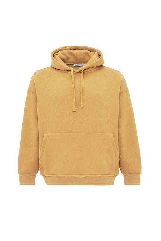 Basic Oversized Hooded Sweatshirt with Pockets