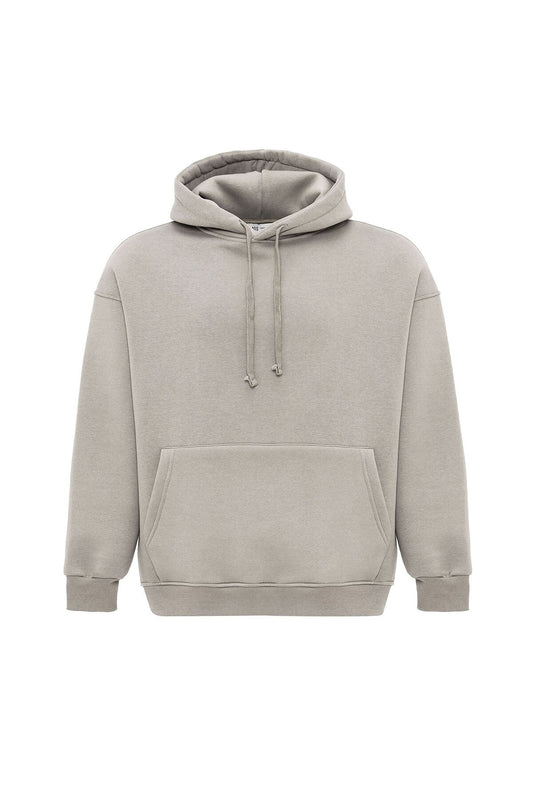Basic Oversized Hooded Sweatshirt with Pockets