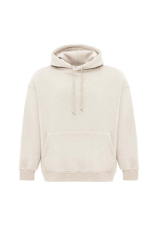 Basic Oversized Hooded Sweatshirt with Pockets