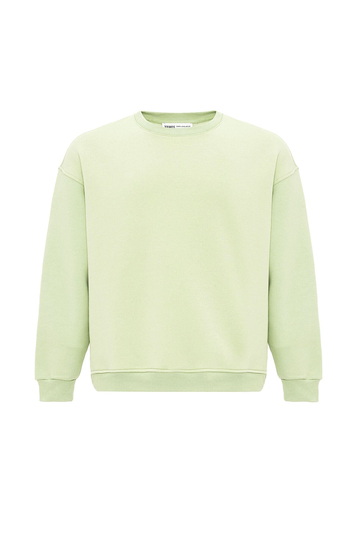 Basic Oversized Crew-Neck Sweatshirt