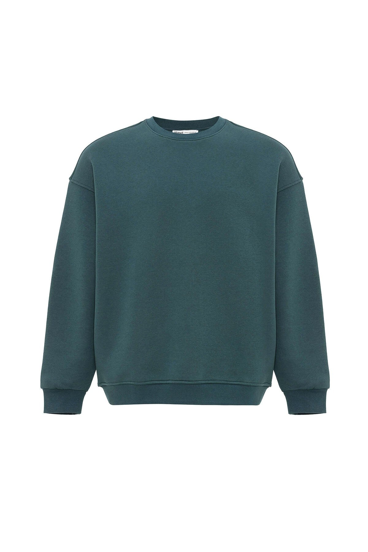 Basic Oversized Crew-Neck Sweatshirt