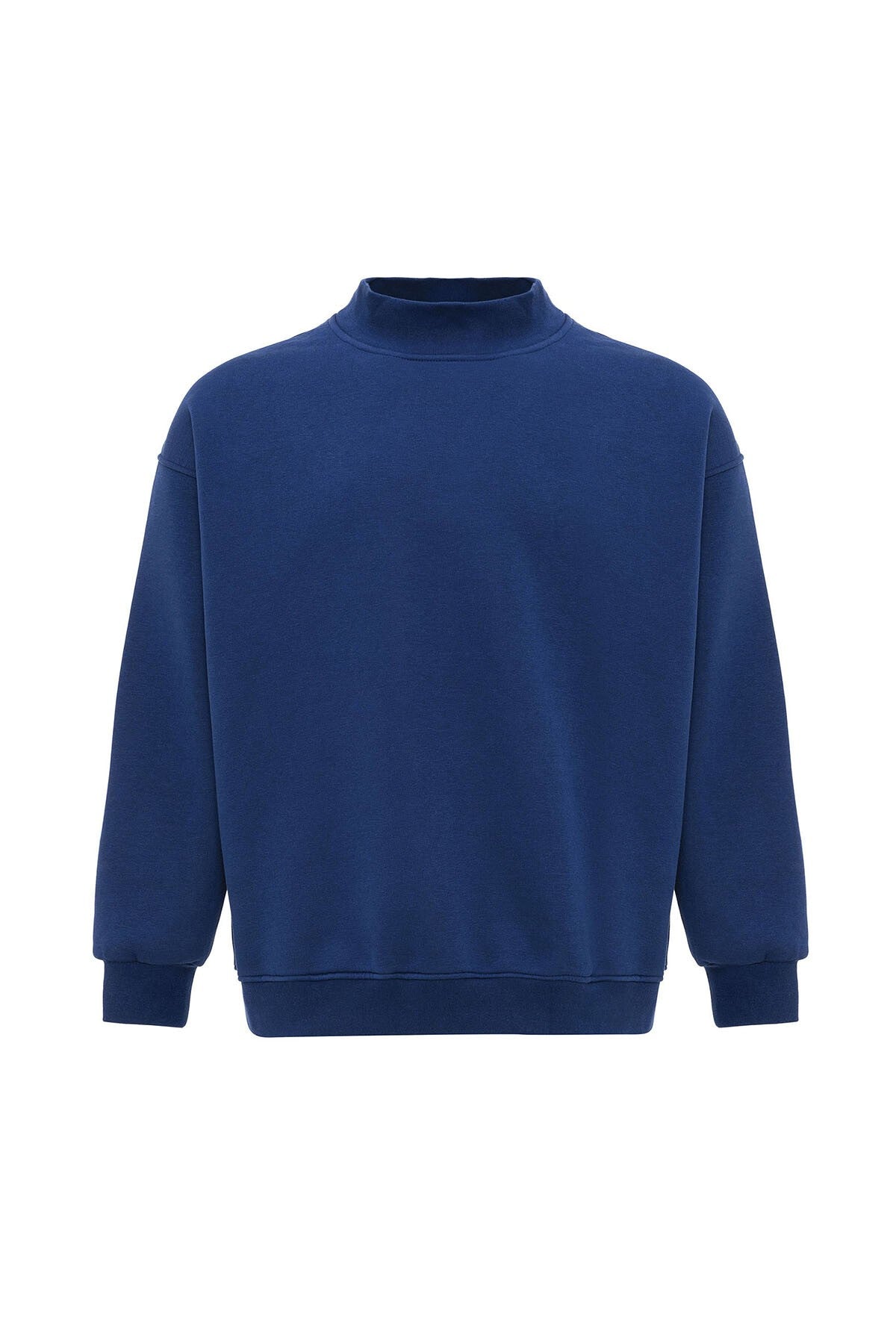 Basic Oversized Crew-Neck Sweatshirt