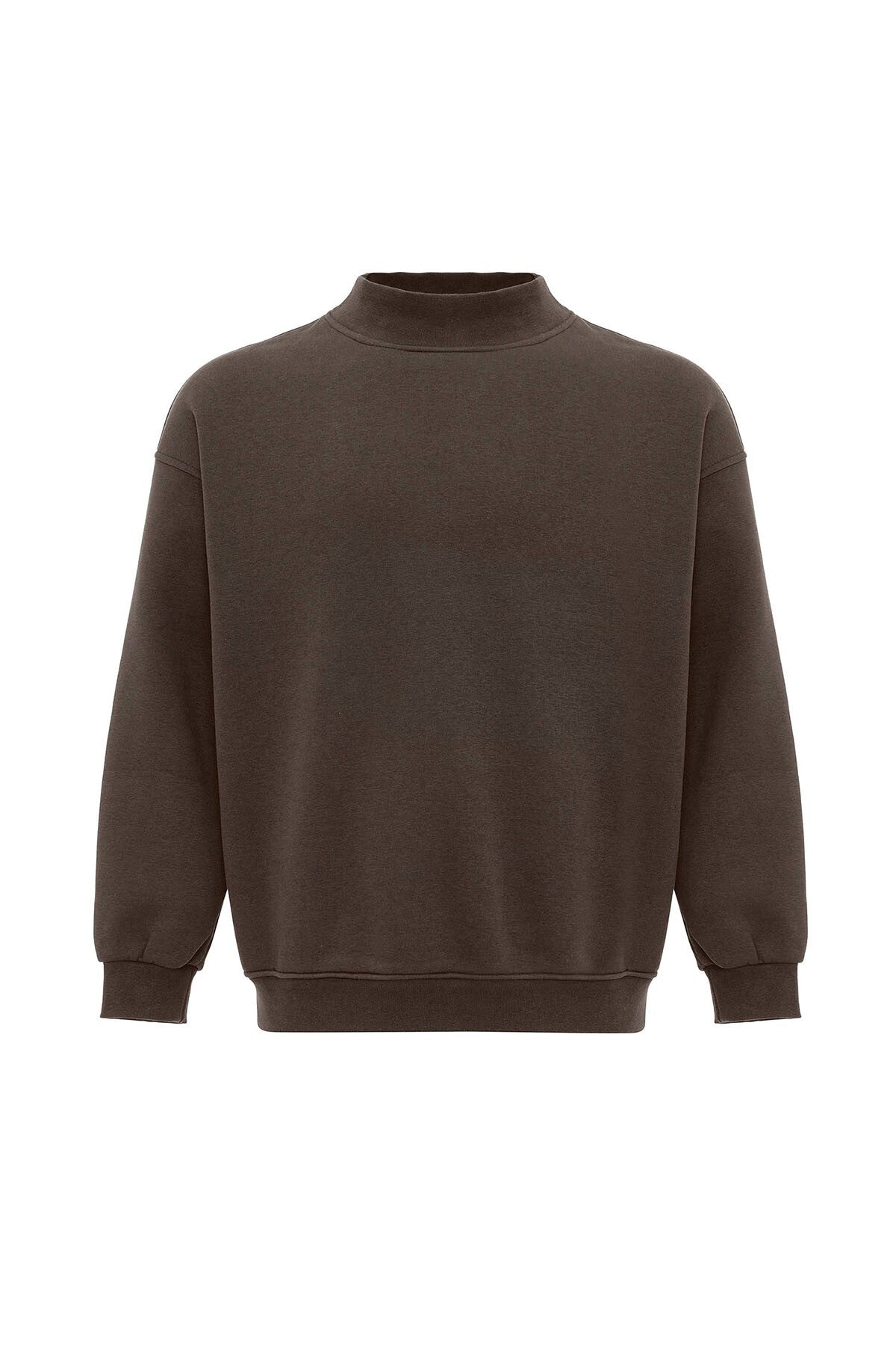 Basic Oversized Crew-Neck Sweatshirt